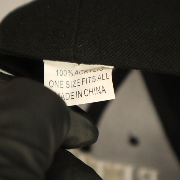 Retired Army Ball Cap Hat Black w/white letters hook & loop adjustable - Picture 6 of 9